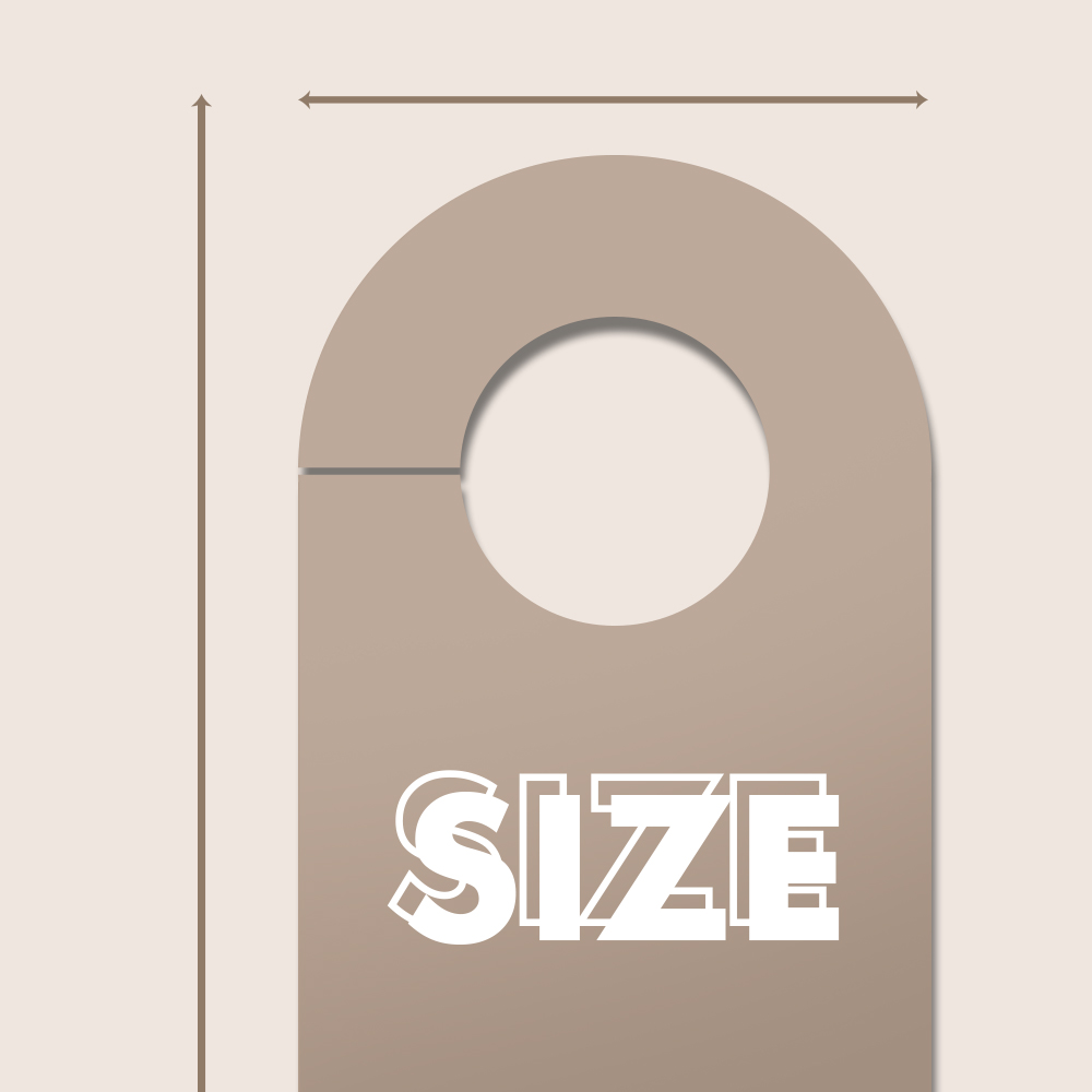 Door Hanger Size